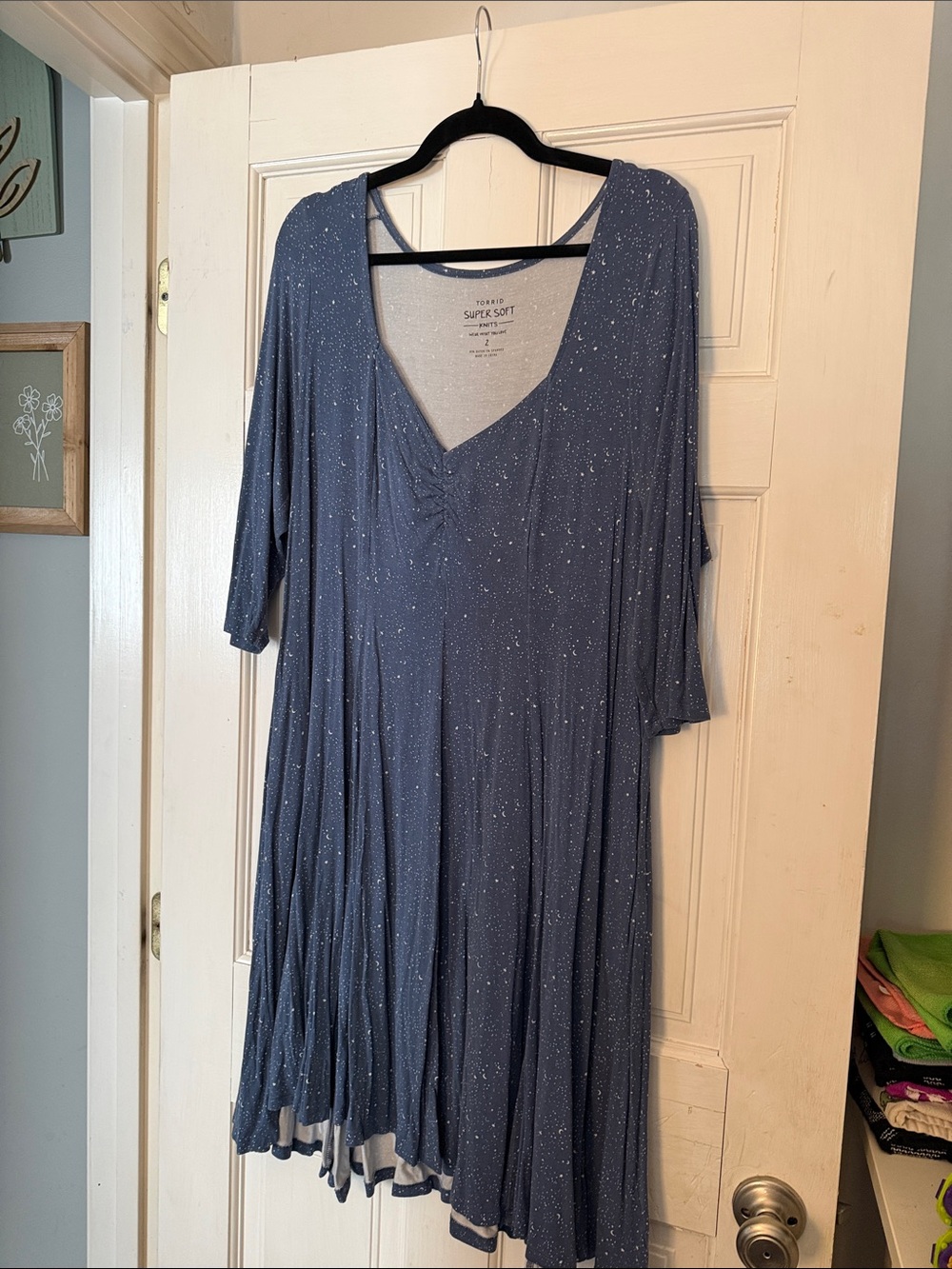 torrid Blue Speckled Swing Dress